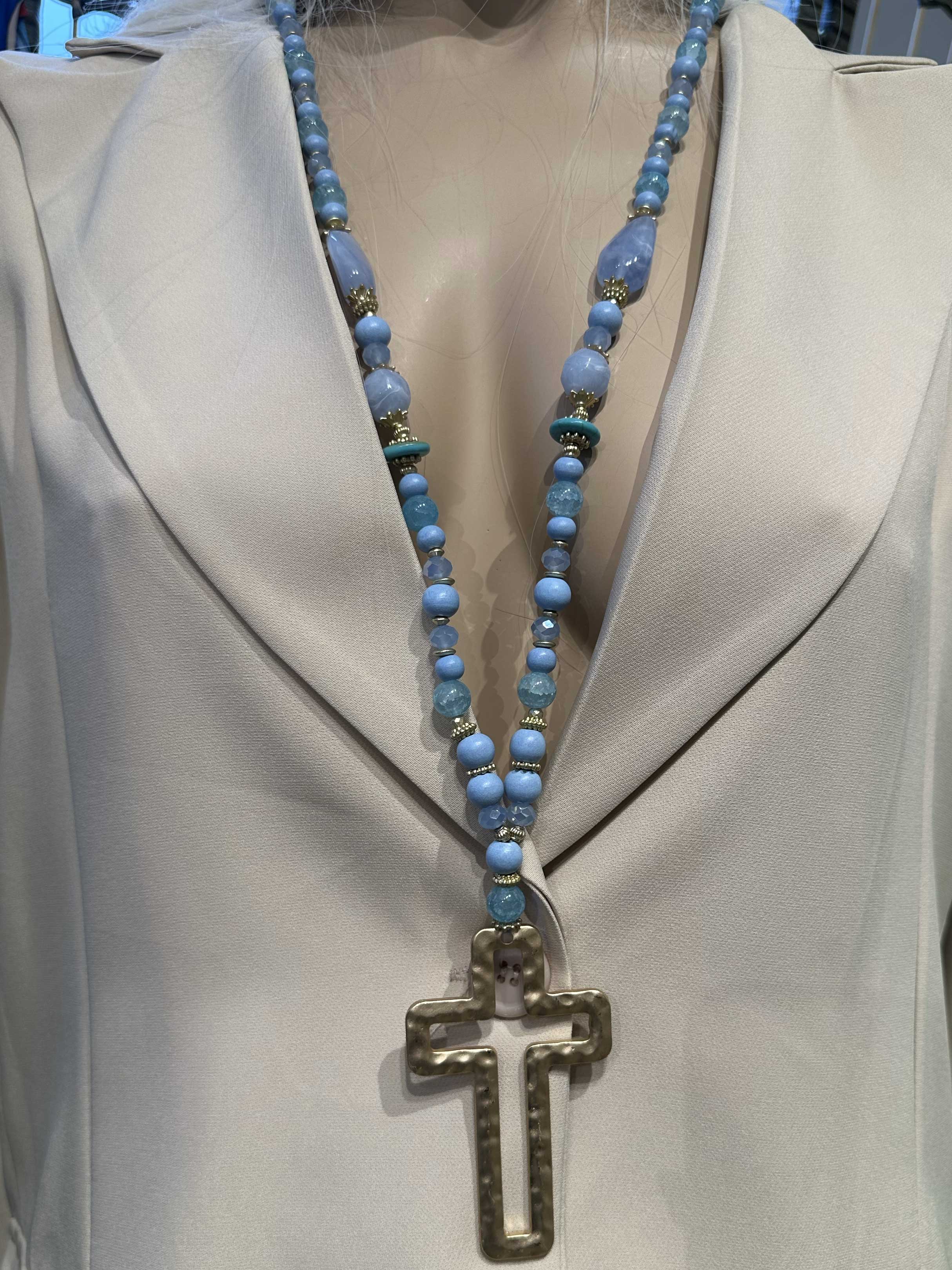 Chioma - Perlekæde med kors